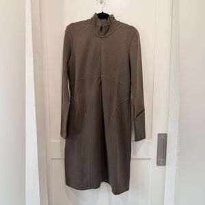 Athleta Cassidy Pointe Knit 1/2 Zip Dress L